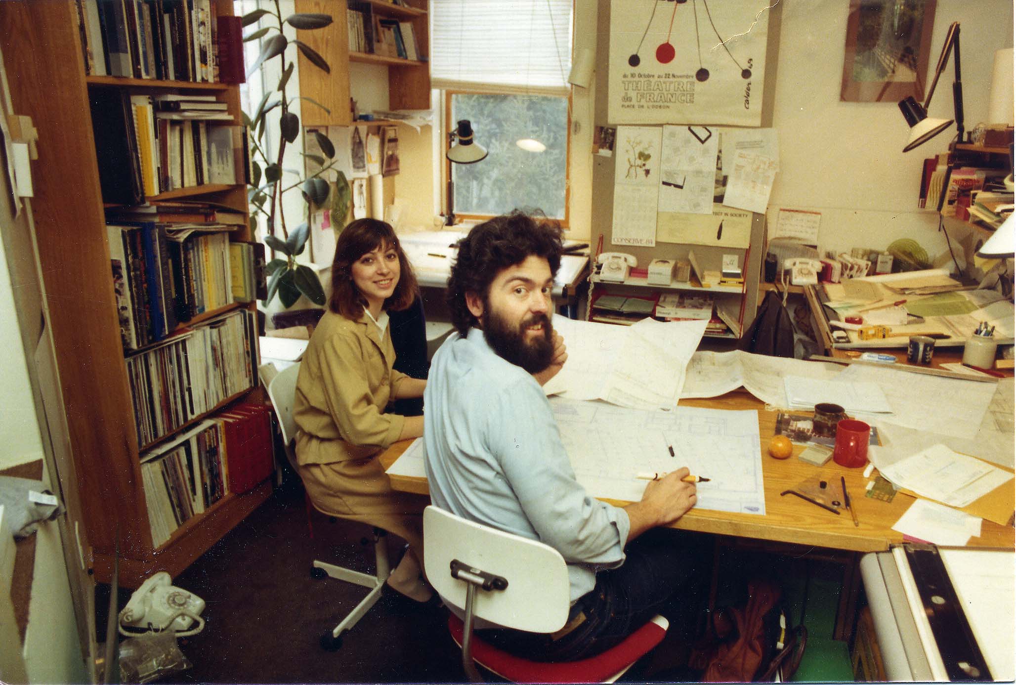 Early Days of TAI+LEE with Julie Somma in one room at 3114 Brereton.