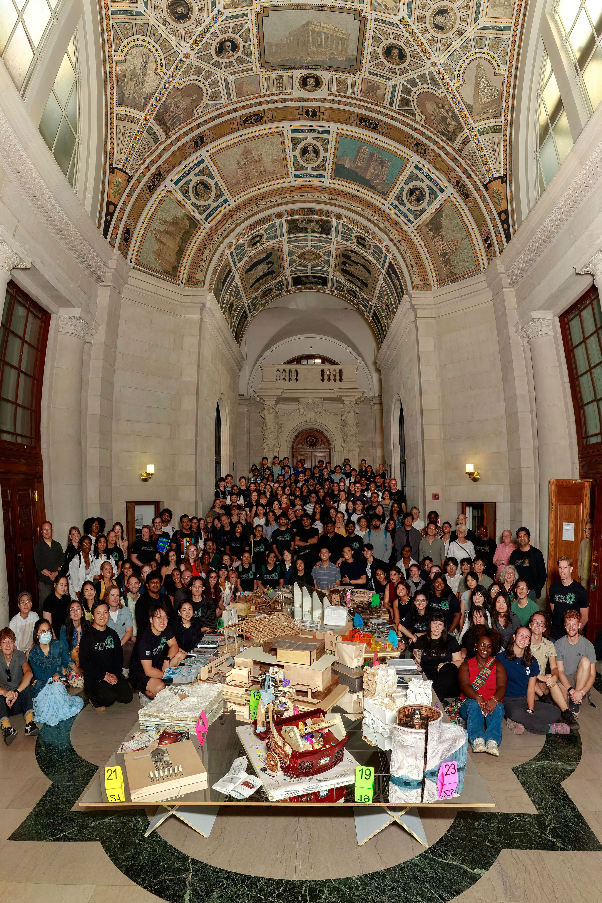 In keeping with CM-A tradition, students, faculty and staff assembled for an all-school photograph at the EX-CHANGE Celebration and Welcome Back Event on September 13, 2024.