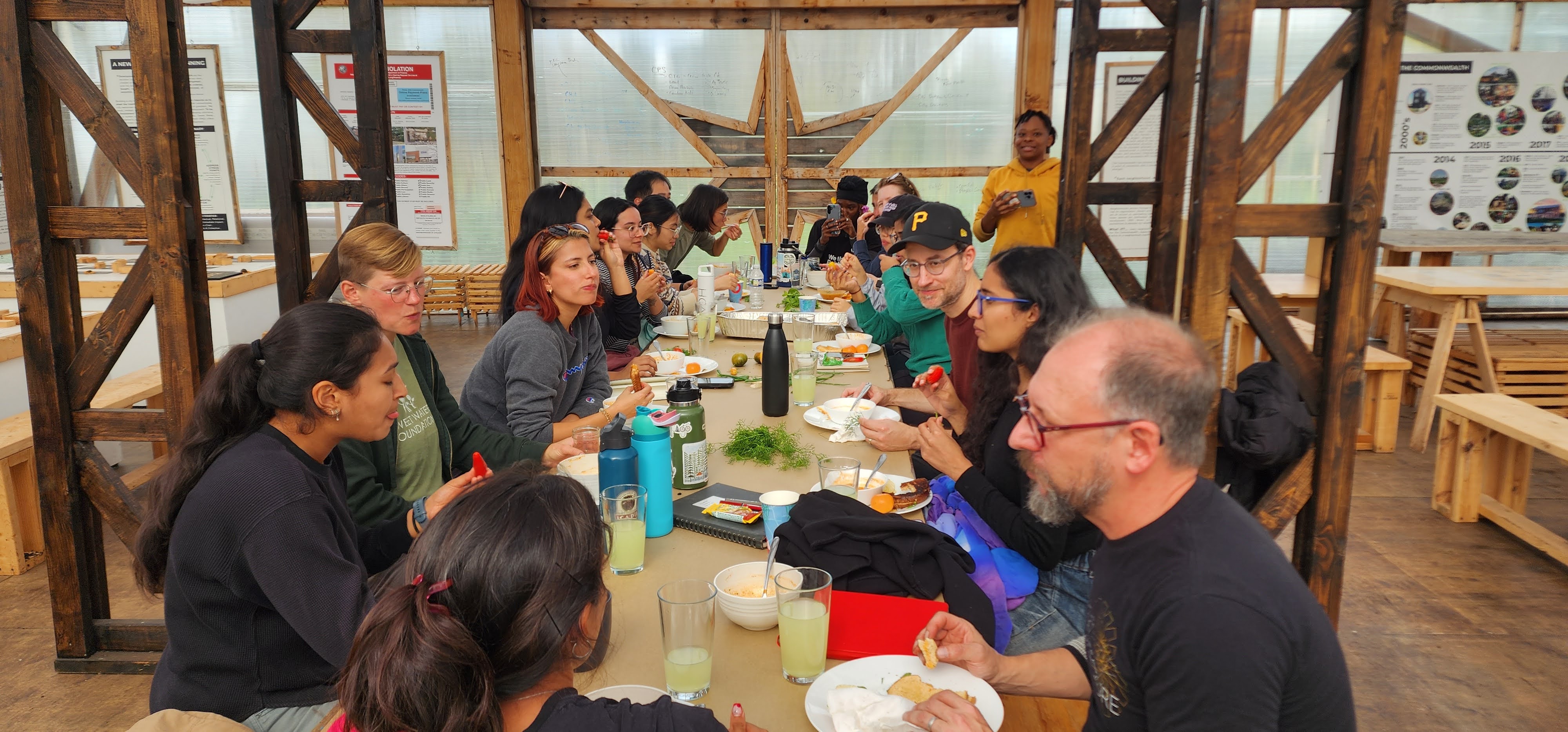 A group around a table