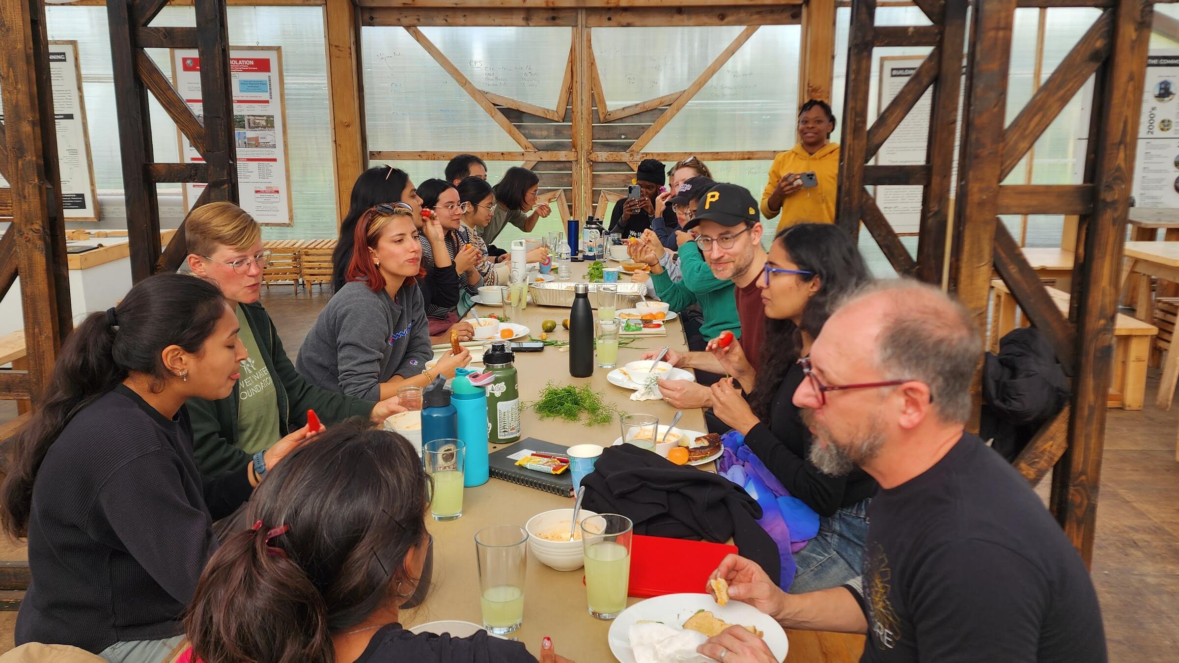 A group around a table