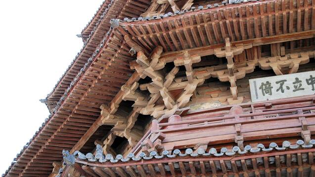 Pagoda of Fogong Temple, China.